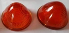 Glass Indicator Caps Pair for Wartburg 311 313 / EEZ Trabant P70 IFA F9 Horch P240