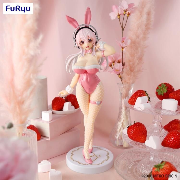 BiCute Bunny フィギュア ピンク Super Sonico BiCute Bunnies Pink Rabbit Ver. Figure FuRyu | eBay