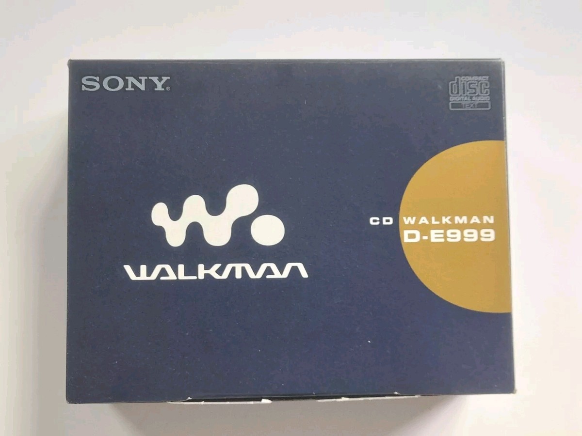 Sony CDウォークマン D-E999 SONY CD Walkman Portable CD Player Silver G-PROTECTION D