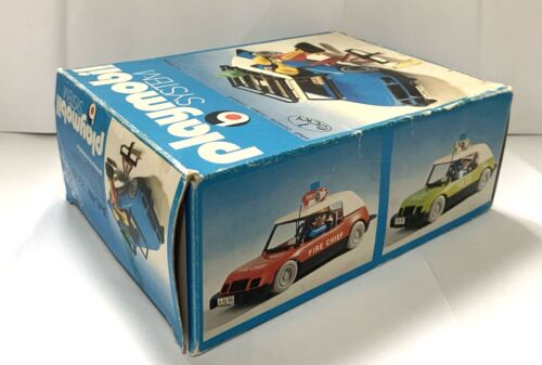 Playmobil System 3210 Vintage City Life Family Car Geobra 1977 Used with Box - Imagen 16 de 19