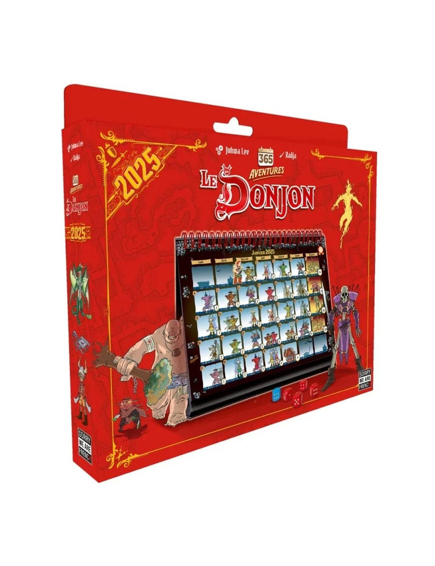 365 Aventures Le Donjon avec plateau modulable et cartes FR