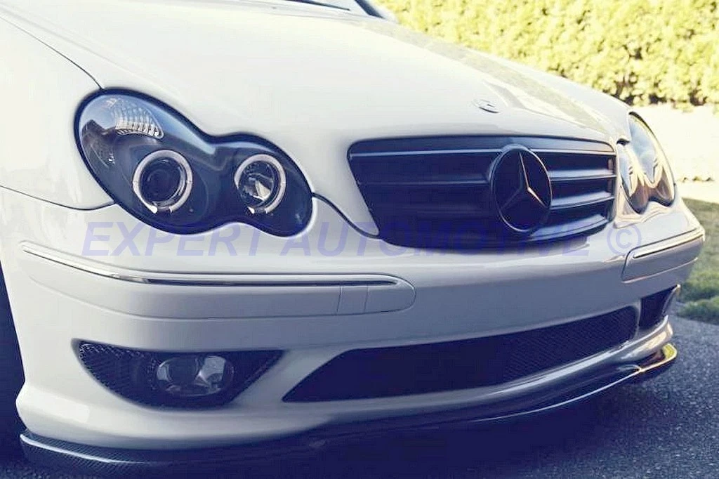 Mercedes-Benz C-class (W203) Комплексный тюнинг фар - Студия Авто Света Rowl на