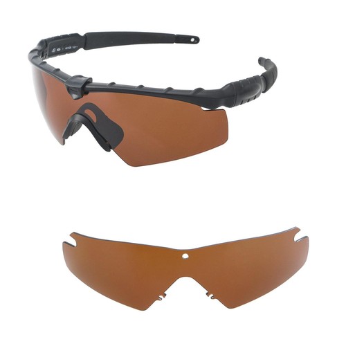 Walleva Brown Polarized Lenses For Oakley SI Ballistic M Frame 2.0 Strike - 第 7/7 張圖片