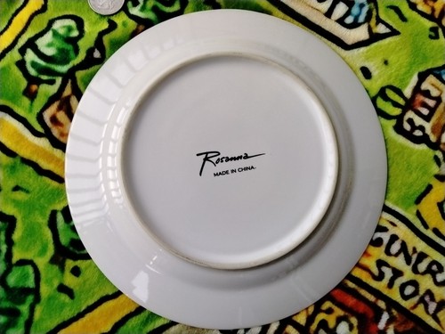 4-Set VINTAGE Rosanna 8" Plates w/Wall Holders - "The Pears of Tuscany" - NICE!! - Picture 11 of 17