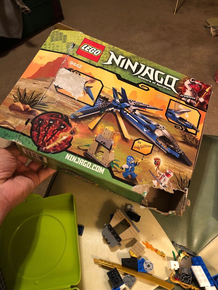 Lego Ninjago 9442 W Jay ZX & Snappa Minifigs Used Box Has Lego Ninjago 9442 W Jay ZX & Snappa Minifigs Used Box Has