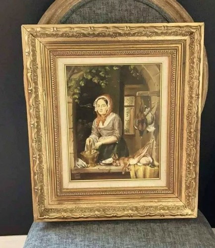 Antikes deutsches Ölgemälde - signiert - erstaunliche Qualität und Details  - Bild 1 von 6