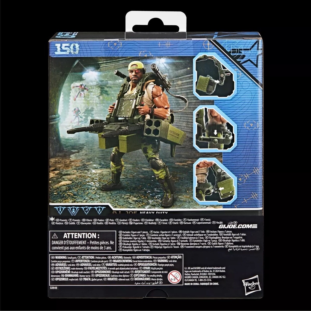 G.I.ジョー クラシファイドシリーズ ヘビーデューティー（150） Amazon.com: G.I. Joe Classified Series #150, Heavy Duty with Man