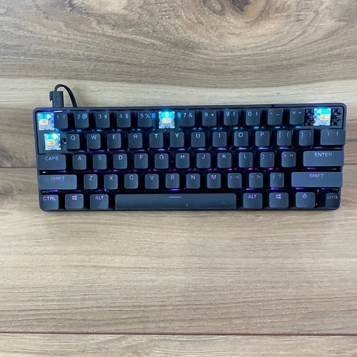 SteelSeries Apex 9 Mini KB-00022 RGB Lighting Optical Gaming Keyboard Tested - Picture 2 of 5