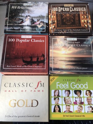 Classical Opera CDs X 40 Job Lot Bundle Box Sets Rieu Mahler Villa Lobos Jenkins