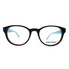 Converse Q014 UF Eyeglasses Frames blue Tortoise Round Full Rim 48-18-140