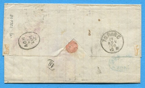 GREAT BRITAIN- 1876 2 e 1/2 d.. su lettera da DUNDEE a Torino. (296678) - Picture 2 of 2
