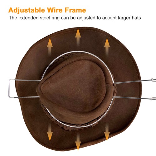 Organizador de almacenamiento de sombrero de vaquero para camión sombrero clip automóvil SUV sombrero soporte de almacenamiento - Imagen 4 de 8