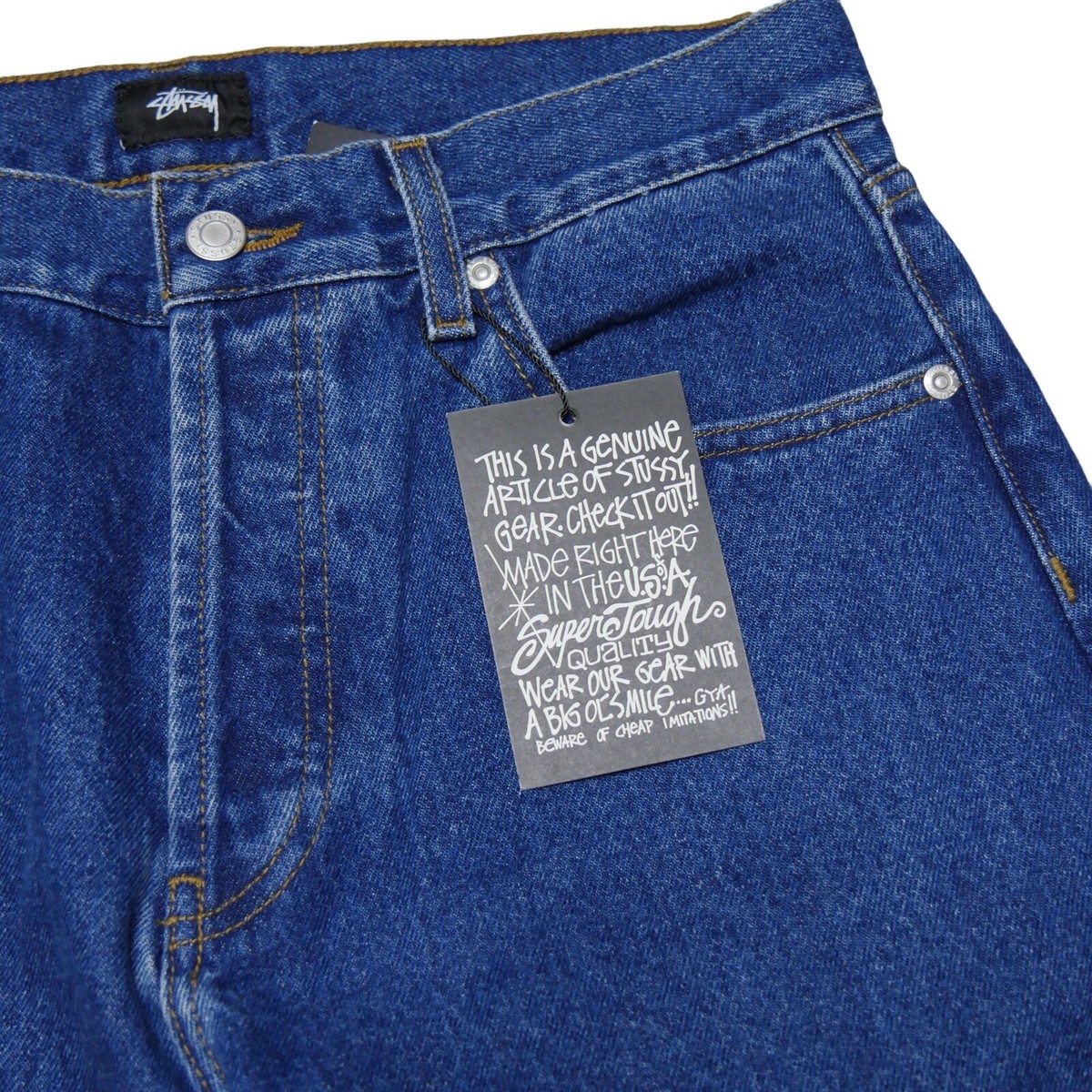Stussy Big Ol Jeans NWT Dark Wash 30 X 28 Made In USA RARE Stussy Big Ol Jeans NWT Dark Wash 30 X 28 Made In USA RARE