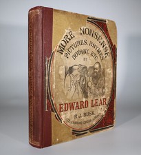 1872 More Nonsense Pictures Rhymes Botany Edward LEAR 1st Ed 138 Illustrations