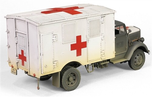 FORCES OF VALOR, OPEL-BLITZ 3.6-6700A KFZ.305 World War II Ambulance White an... - Picture 2 of 11