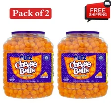Utz Cheese Balls, 23 oz Barrel. Made With Utz's Signature Family - Pack of 2