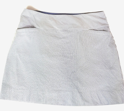 SC & Co Active Skirt Skort XXL Golfer Ladies Womens Light Blue Pinstripe