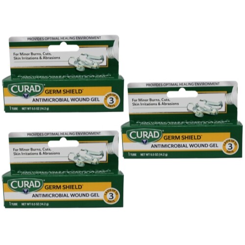 3er Pack Curad Silberlösung antimikrobielles Wundgel, kein Stich je 0,5 Oz. - Bild 1 von 5
