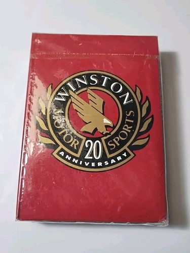 NEW Vintage Winston Motor Sports 20th Anniversary Playing Cards 1991 *SEALED*