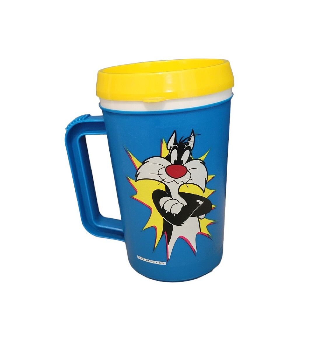Vintage Looney Tunes Tweety & Sylvester Thermos Travel Mug EUC 96 Warner Bros