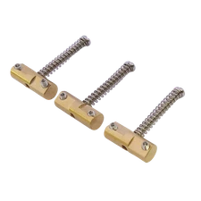Wilkinson Compensated Brass Saddles Set of 3 for Telecaster Guitar
