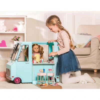 Our Generation Eiswagen mit Zubehör Sweet Stop Kinder Mädchen Spielset UK