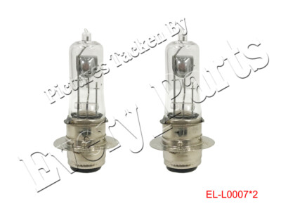 2 Packs 12V 25/25w Light Bulb Scooter ATV Go Kart Motorcycle 50 70 110cc 125cc
