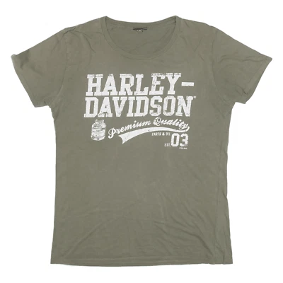 T-Shirt Biker Femme HARLEY DAVIDSON Moro Senn Densburen Suisse Vert M - Photo 1/4