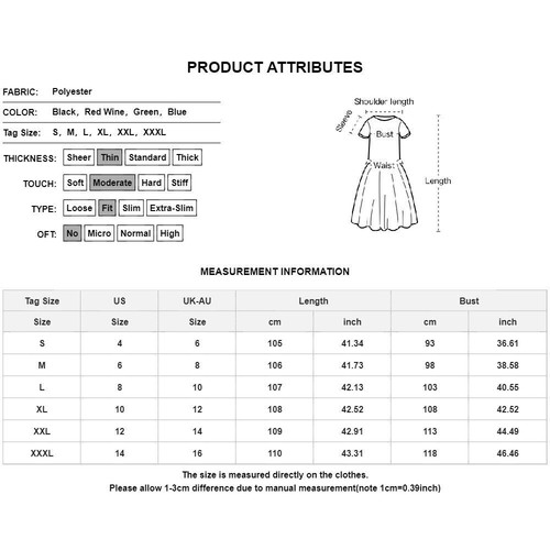 Damen Kurzarm A-Linie-Kleid Sommerkleid Tupfen Midikleid V-Neck Freizeitkleid - Bild 2 von 18
