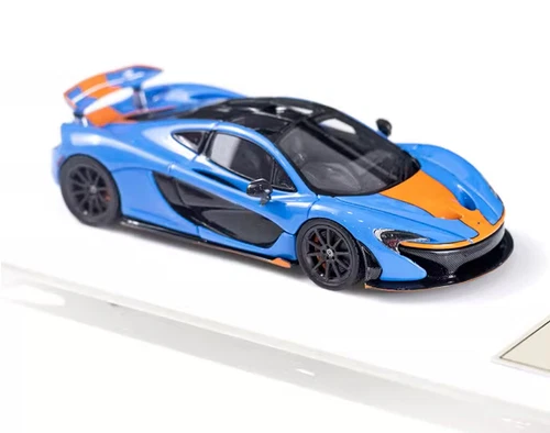 DMH 1:64 Gulf Blue P1 Super Racing Sports Model Diecast Resin Car - Picture 1 of 6