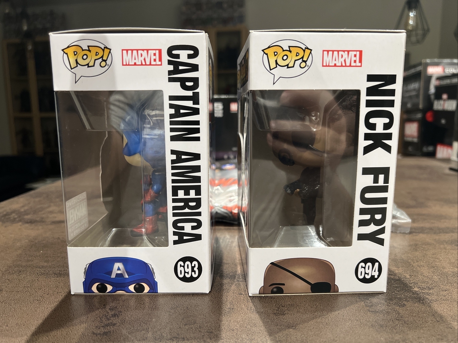 Thumbnail - Marvel Collector Corps Box Infinity Saga Cap America 693 Nick Fury 694