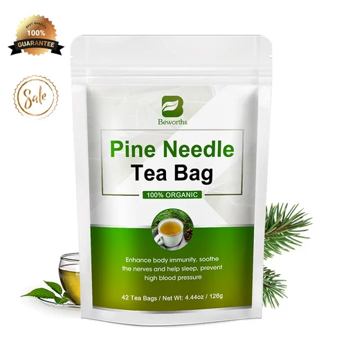 42days Organic Pine Needle Tea ,Improve Sleeping,Antioxidant,Support Immune USA