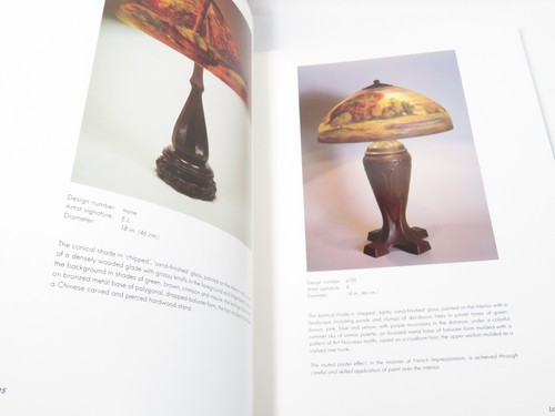 (2) Handel Lamps Books - Shades, Glassware, Lamps (Illustrated HC) Hibel SIGNED - Picture 10 of 12