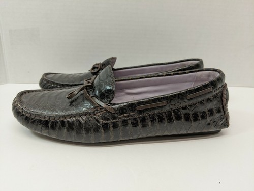 Johnston & Murphy Soft Leather Driving Moccasin Size 5 M Shoe Flats Slip On EUC - Picture 2 of 8
