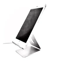 Universal Cell Phone Tablet Desktop Stand Desk Holder Mount Cradle Aluminium SIl