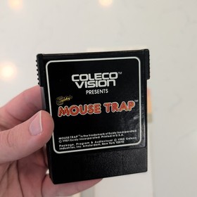 Mouse Trap (Colecovision, 1982) Box, Manual, Overlays, Reg Card, & Cartridge 