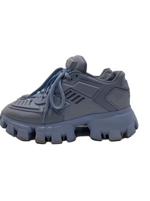 Prada Low Cut Sneakers 37 Blu 819 37 Cloudburst Thunder G8x01