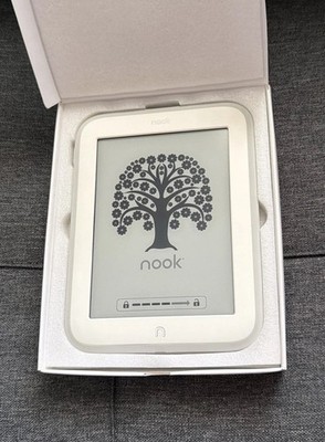 Barnes & Noble Nook Simple Touch BNRV500 2GB Wi-Fi E-Reader White/Gray