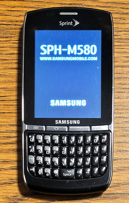 Samsung Replenish SPH-M580 - Onyx Black ( Sprint ) Rare Android Smartphone
