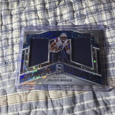 2024 Panini Spectra Rising Rookie Neon Blue #RRM-JBR Javon Baker Jersey 31/50