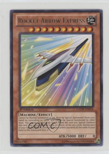 Rocket Arrow Express (R) Unlimited YuGiOh Galactic Overlord #GAOV-EN016 ...