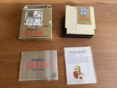 Nintendo NES - the Legend of Zelda - Bienengräber European Short Box - CIB OVP