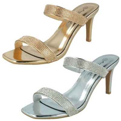 Anne Michelle Damen High Heel Slip On Sandalen