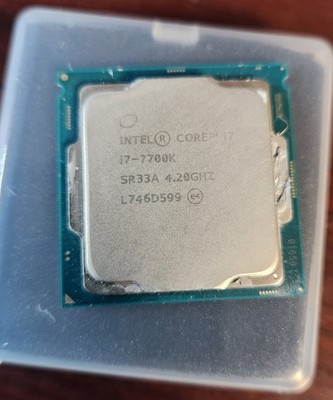 Intel Core i7-7700K 4.2GHZ Quad Core Desktop Processor USED - Working