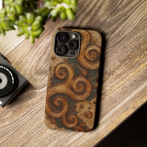For iPhone | Samsung Galaxy | Pixel Phone Case - Ancient Spiral Aged Parchment - 第 39/239 張圖片