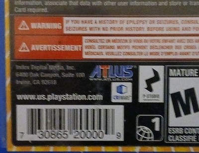 Persona 4 Golden (Sony PlayStation Vita, 2012); great condition but no inserts