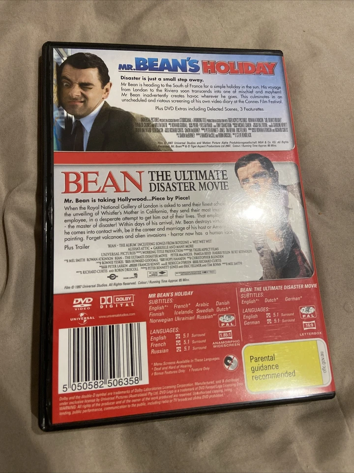 Mr Bean's Holiday / Bean-The Ultimate Disaster Movie (DVD, 2007) - Image 2 of 4