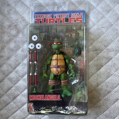 NECA Teenage Mutant Ninja Turtles 2008 Michelangelo Mirage TMNT Clamshell New