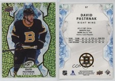 2021-22 Upper Deck Ice Green David Pastrnak #57