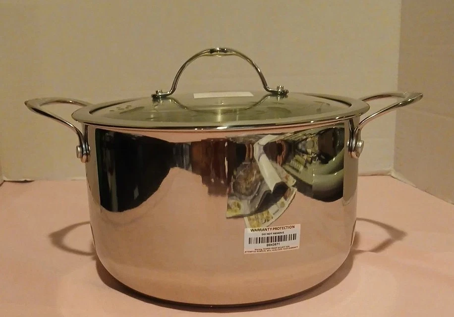 New 3675 Princess House Heritage Signature 6 Quart Dutch Oven Stainless steel